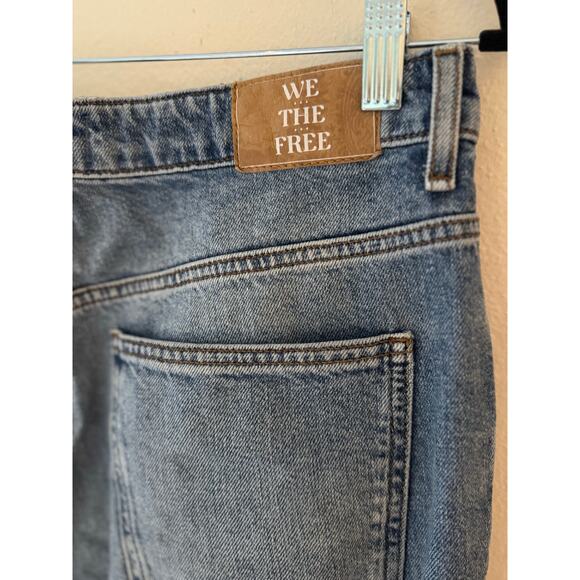 Free People We The Free Pacifica high rise slim straight leg jeans, size 31 - Picture 5 of 7